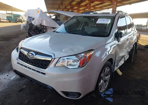 2015 Subaru Forester 2.5I Premium z USA, uszkodzony, nr VIN JF2SJADC3FG809901